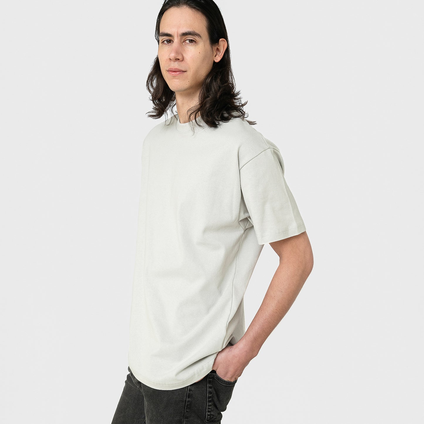 T SHIRT OVERSIZE HARBOR GREY